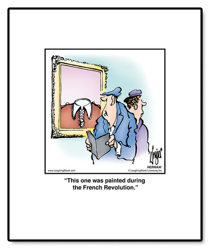 This one was painted during the French Revolution.