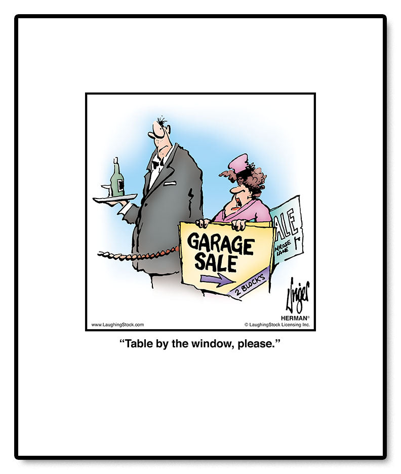 Table by the window, please.