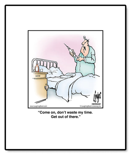 Come on, don’t waste my time. Get out of there.