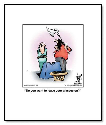 Do you want to leave your glasses on?