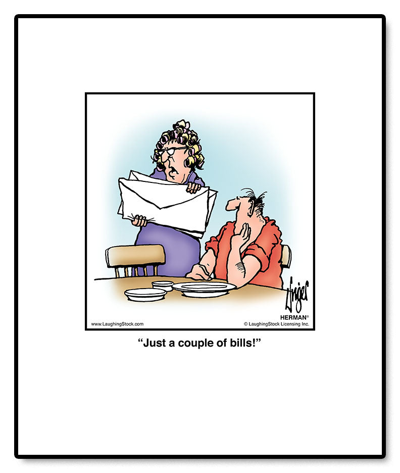 Just a couple of bills!