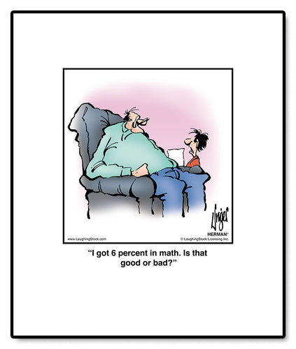 I got 6 percent in math. Is that good or bad?