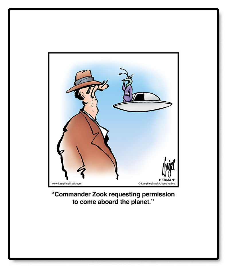 Commander Zook requesting permission to come aboard the planet.