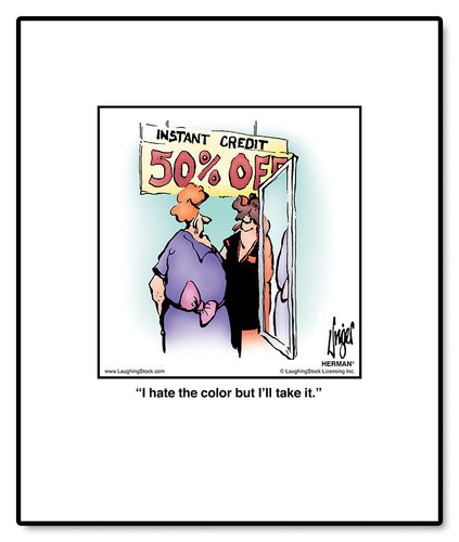 I hate the color but I’ll take it.