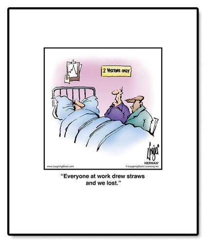 Everyone at work drew straws and we lost.