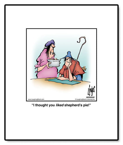 I thought you liked shepherd’s pie!