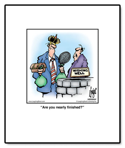 Are you nearly finished?