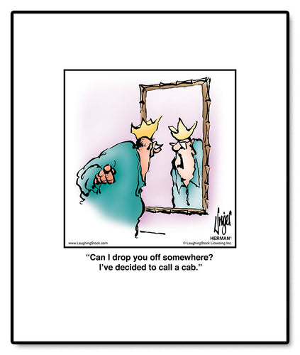 Can I drop you off somewhere? I’ve decided to call a cab.