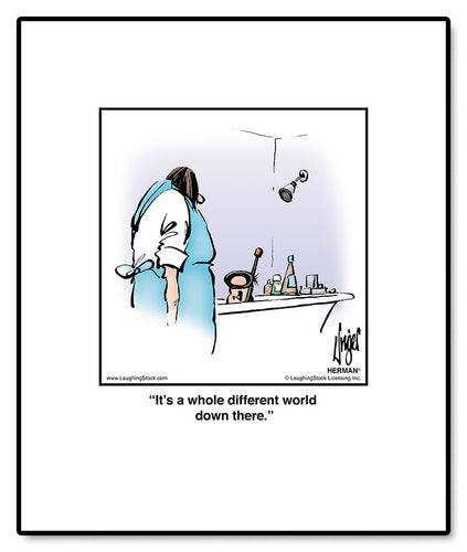 It’s a whole different world down there.