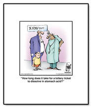 Load image into Gallery viewer, How long does it take for a lottery ticket to dissolve in stomach acid?