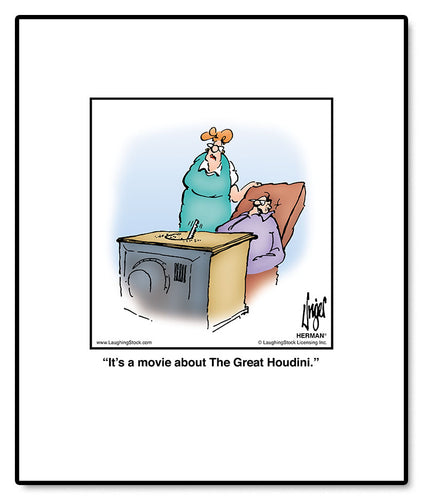 It’s a movie about The Great Houdini.