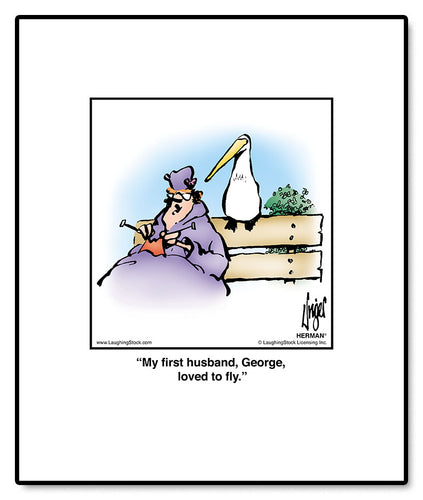 My first husband, George, loved to fly.