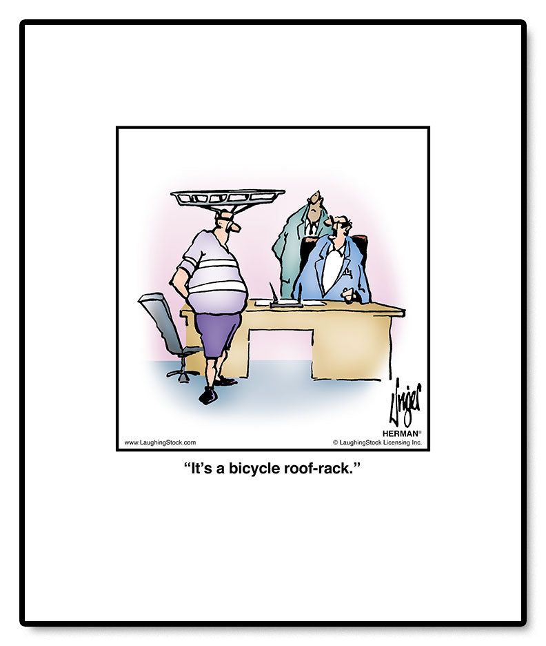 It’s a bicycle roof-rack.