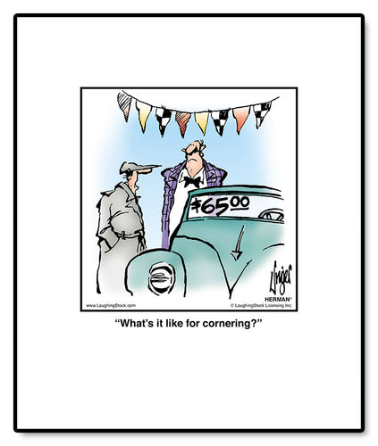 What’s it like for cornering?