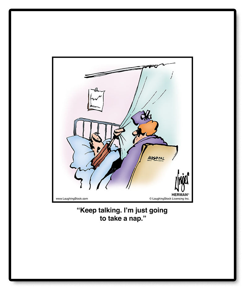 Keep talking. I’m just going to take a nap.