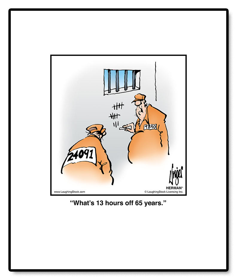 What’s 13 hours off 65 years.