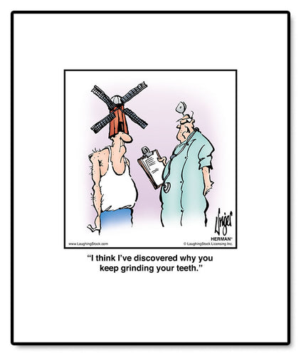 I think I’ve discovered why you keep grinding your teeth.