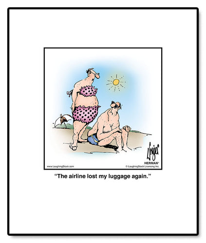 The airline lost my luggage again.