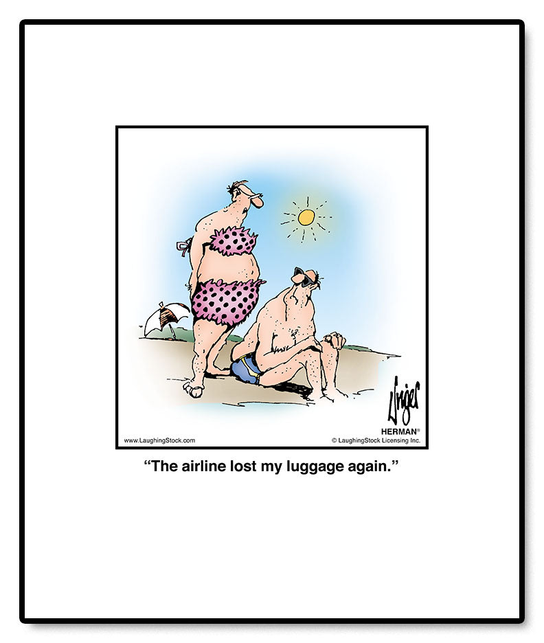 The airline lost my luggage again.
