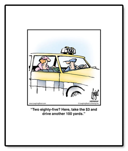 Two eighty-five? Here, take the $3 and drive another 100 yards.