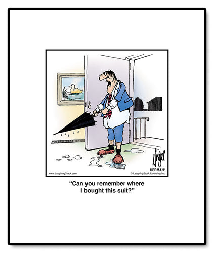 Can you remember where I bought this suit?