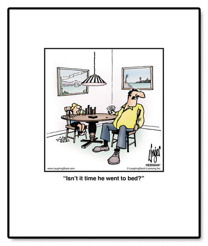 Isn’t it time he went to bed?