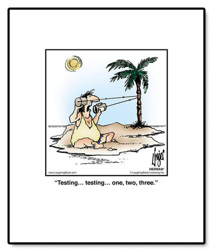 Testing… testing… one, two, three.