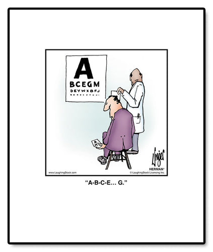 A-B-C-E… G.