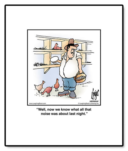 Well, now we know what all that noise was about last night.