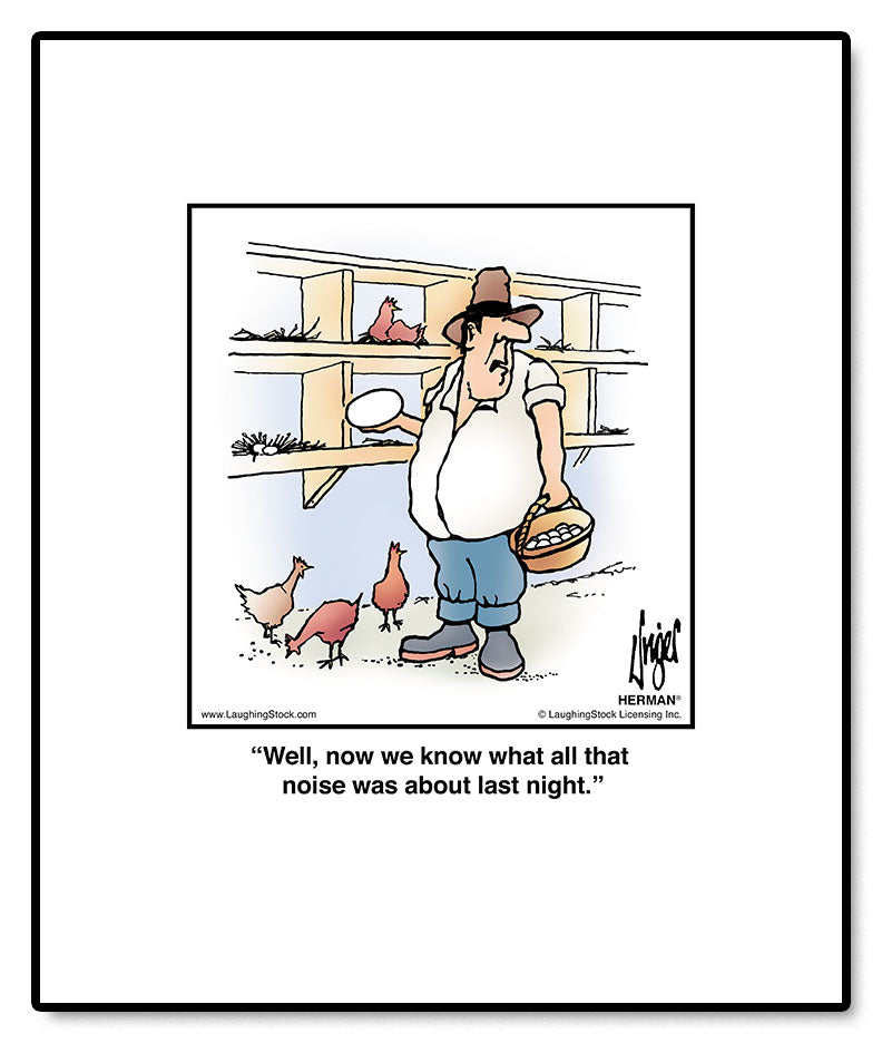 Well, now we know what all that noise was about last night.